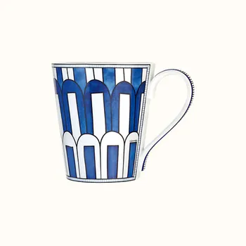 300 ML, Bleus d od drugod Kostnega porcelana Keramični vrč kave H Porcelana skodelice, kozarci za čaj brezplačna dostava