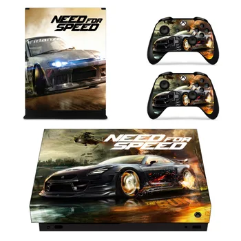 Need for Speed Kože Nalepke, Nalepke Za Xbox One X Konzolo in Krmilniki Kože Nalepke za Xbox One X Kože Vinil