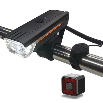 USB Polnjenje Sprednje Kolo Svetlobe Kolo LED Svetlobni Senzor Nepremočljiva Kolesarjenje Smerniki Varnostna Svetilka Svetilke Kolo Rog