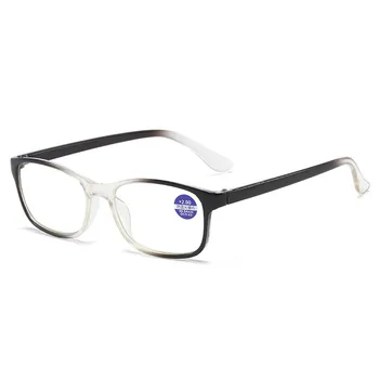 Ahora Ultralahkih TR90 Modra Svetloba Blokiranje Branje Presbyopia Očala Z Dioptrije +1.0 +4.0 Gradient Barve Presbyopic Očala