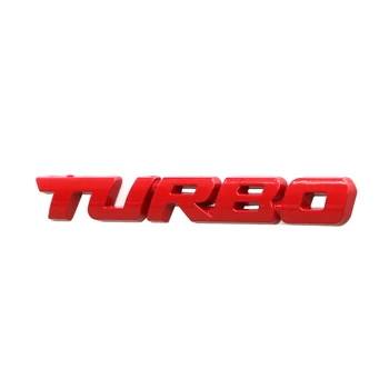 Avto-styling Avto Nalepke 3D Kovinski TURBO Emblem Auto Vrata Decal Za Ford Focus 2 3 ST RS Fiesta Mondeo Telo Zadnja vrata prtljažnika Značko