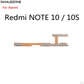 10PCS/Veliko Za Xiaomi Redmi OPOMBA 10 10 Gumb za Vklop Stikalo za Glasnost, Gumb za Izklop On / Off Flex Kabel