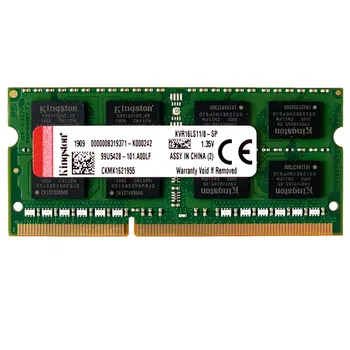 Kingston Ram Pomnilnika Ddr3 50PCS 4GB 1333 DDR3L PC3-10600S 1600MHZ 12800S Pomnilnik 204pin 1.35 V 1,5 V Notebook Laptop RAM SODIMM