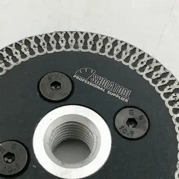 SHDIATOOL 2 kos 75 mm Vroče stisnjene mini očesa turbo platišča diamantna rezila z odstranljivo M14 prirobnica Carving rezilo za rezanje disk