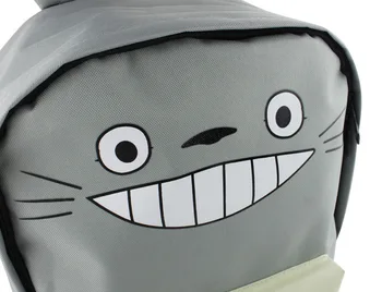 Moj Sosed Totoro Z Ušesi Nasmeh Zob Anime Risanke Najlon Nahrbtniki Messenger Šolsko Torbo, Nahrbtnik