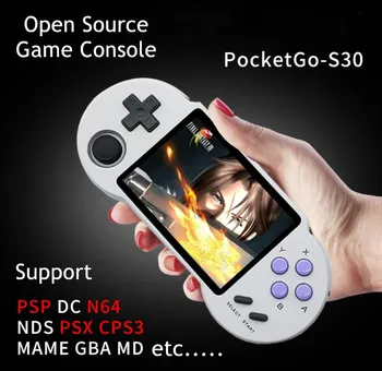 Pocketgo S30 3.5 palčni IPS Retro Ročno Igralno Konzolo odprtokodna Igra Video Predvajalnik Za PSP N64 MD 10000 Igre Pocket Igralcev