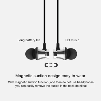S8 Brezžični Magnetni Bluetooth 4.2 Slušalke Športne Slušalke Neckband Stereo Bass Glasbe Ročaji Očal Z Mic Za Xiaomi Samsung
